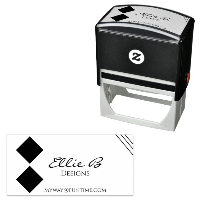 Sello Automático Modern Geometric Sleek Minimalist  (In Situ)