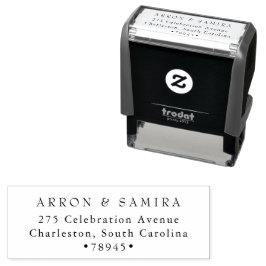 Sello Automático Modern Simple Return Address Self-inking Stamp