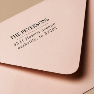 Sello Automático Moderna elegancia boda de serif