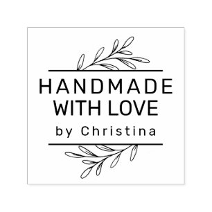 Sello Automático Modernidad Verde Crea Tu Propia Hecha a Mano