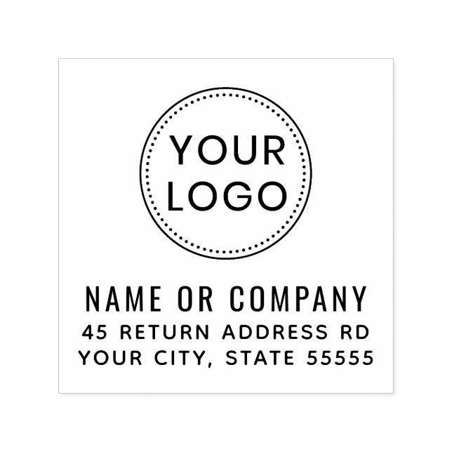 Sello Automático Moderno agregue su propia dirección de personaliza (Diseño)