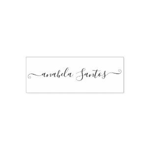 Sello Automático Moderno simple personalizada de la escritura