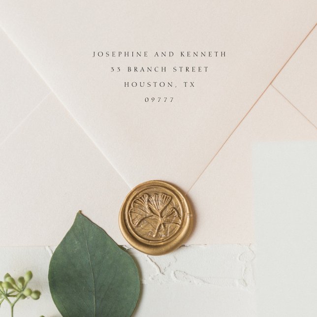 Sello Automático Moderno y elegante Boda simple (Subido por el creador)