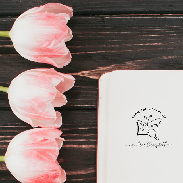 Sello Automático Moderno y elegante libro de biblioteca de nombres  (Subido por el creador)