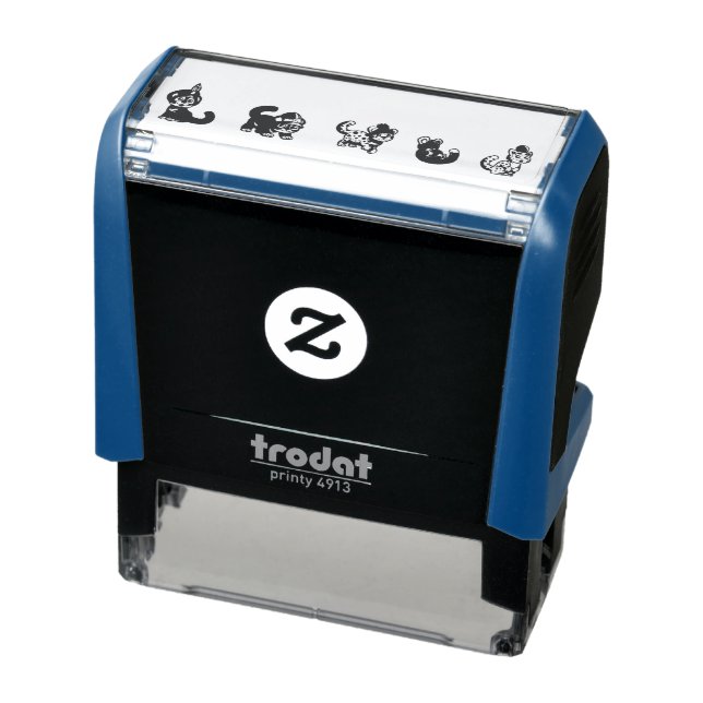 Sello Automático mono leopardo de animales exóticos (Producto)