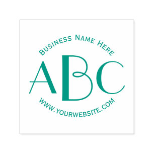 Sello Automático Monograma 3 Letra Iniciales Personalizado Nombre c