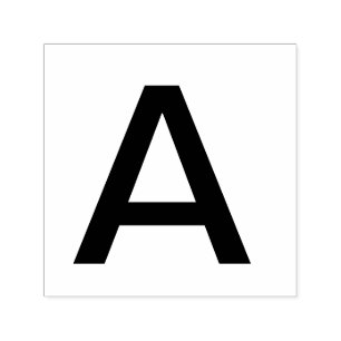 Sello Automático Monograma añadir letra de nombre alfabeto simple m