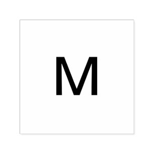 Sello Automático Monograma añadir letra de nombre inicial simple