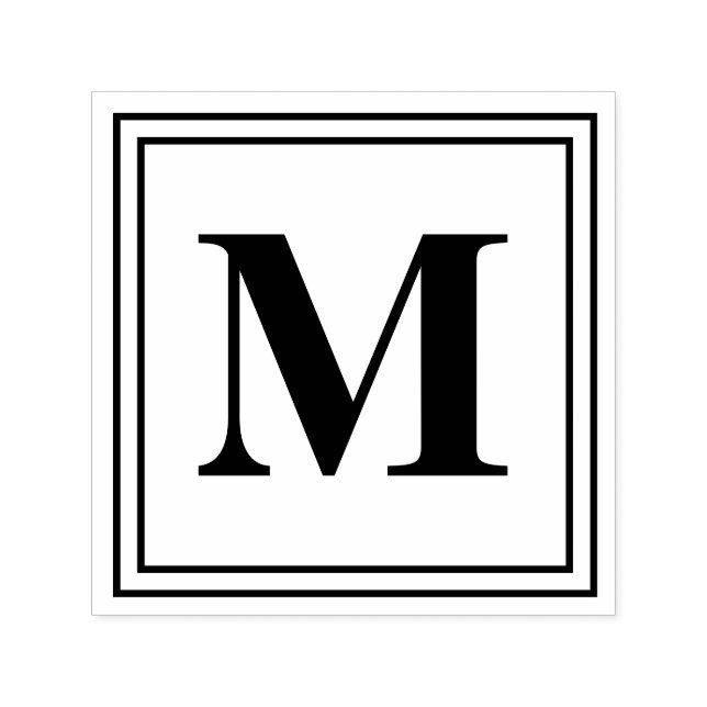 Sello Automático Monograma de 1,5"x1,5" (Diseño)