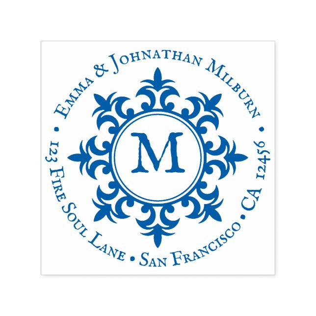 Sello Automático Monograma de circulo medieval ruso - Dirección de  (Diseño)