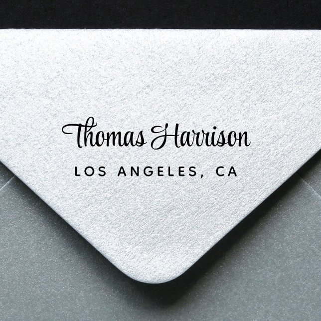 Sello Automático Monograma de escritura de firma con estilo (Empower your name in our signature script as your logo and brand identity)