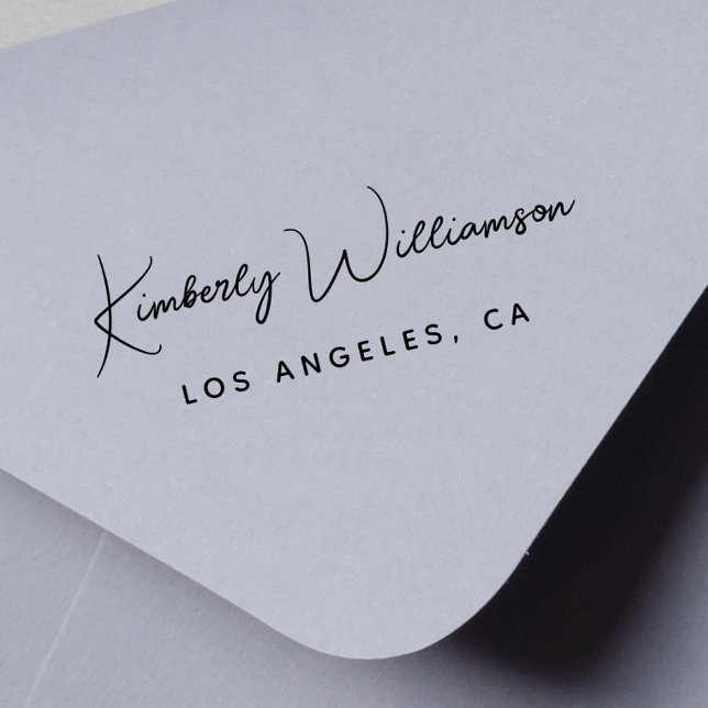 Sello Automático Monograma de escritura de firma de moda (Empower your name in our signature script as your logo and brand identity)