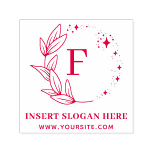 Sello Automático Monograma Empresarial Personalizado