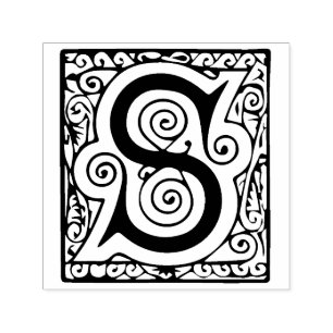 Sello Automático Monograma mágico medieval céltico del Flourish d