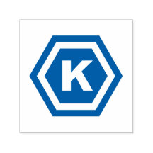 Monograma moderno en Hexagons