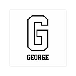 Sello Automático Monograma personalizado de personalizado deportivo