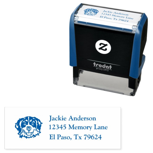 Sello Automático MONTAÑA BERNESE | Nombre y dirección de devolución (In Situ)