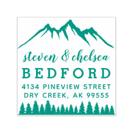 Sello Automático Montañas y pollitos Dirección de devolución de par