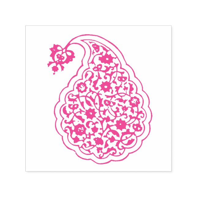 Sello Automático Motismo paisley persa (Diseño)