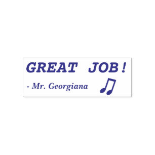 Sello Automático Motivador "¡GRAN TRABAJO!" + nombre del tutor Pers