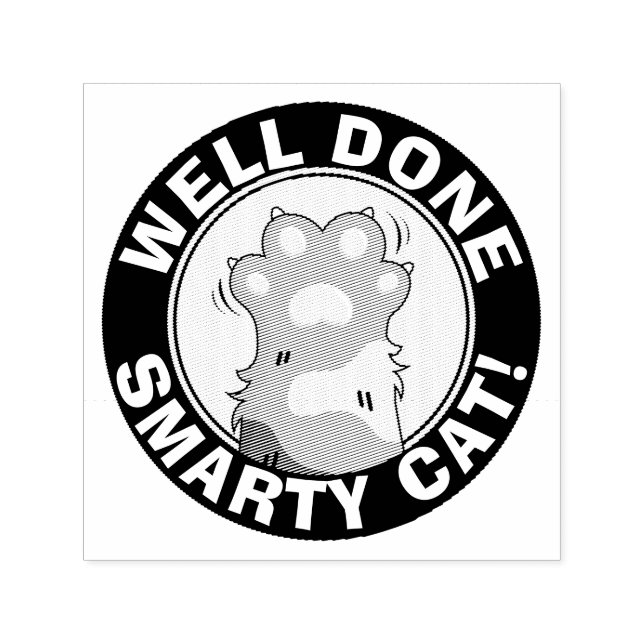 Sello Automático Motivation Well done Smarty Cat Cute Reward (Diseño)