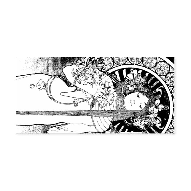 Sello Automático Mucha La Trappistine (Diseño)