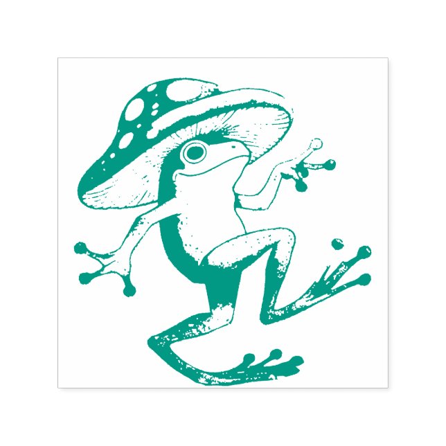 Sello Automático Mushroom Frog                                      (Diseño)