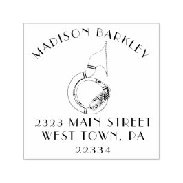 Sello Automático Músico de música de banda de música de Sousaphone 