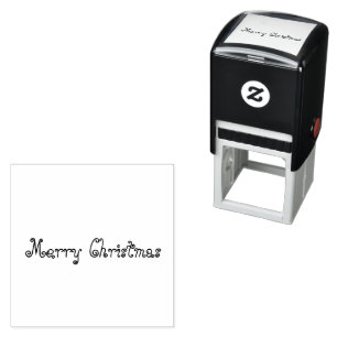 Sello Automático Navidad Peluda y Brillante