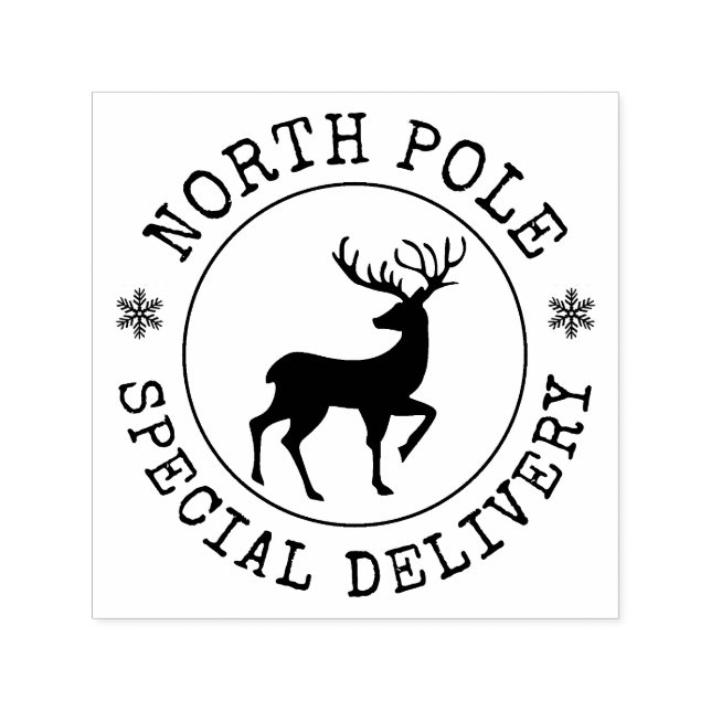 Sello Automático Navidades de entrega especial del Polo Norte de va (Diseño)