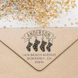 Sello Automático Navidades de familia curas se dirigen a Stuffer St