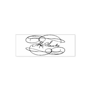 Sello Automático Navidades de firmas de Santa Claus