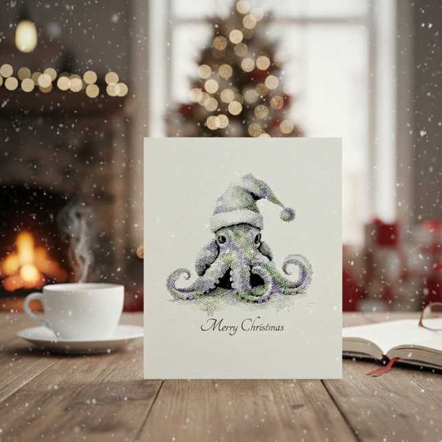 Sello Automático Navidades del Octopus Alegría, personalizado (Subido por el creador)