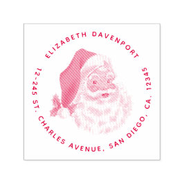 Sello Automático Navidades del Retro Vintage Jolly Santa Claus