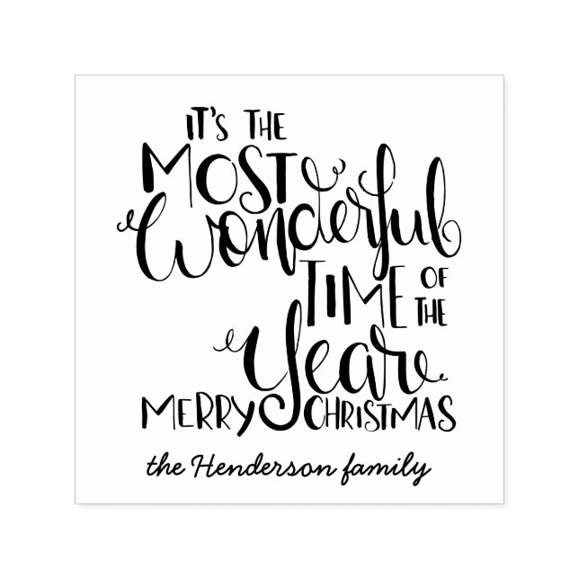 Sello Automático Navidades Es la época más maravillosa del año (Diseño)