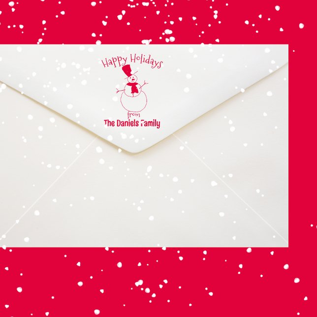 Sello Automático Navidades felices de Snowman (Subido por el creador)