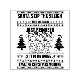 Sello Automático Navidades Feliz Navidad Por Regalos Renos
