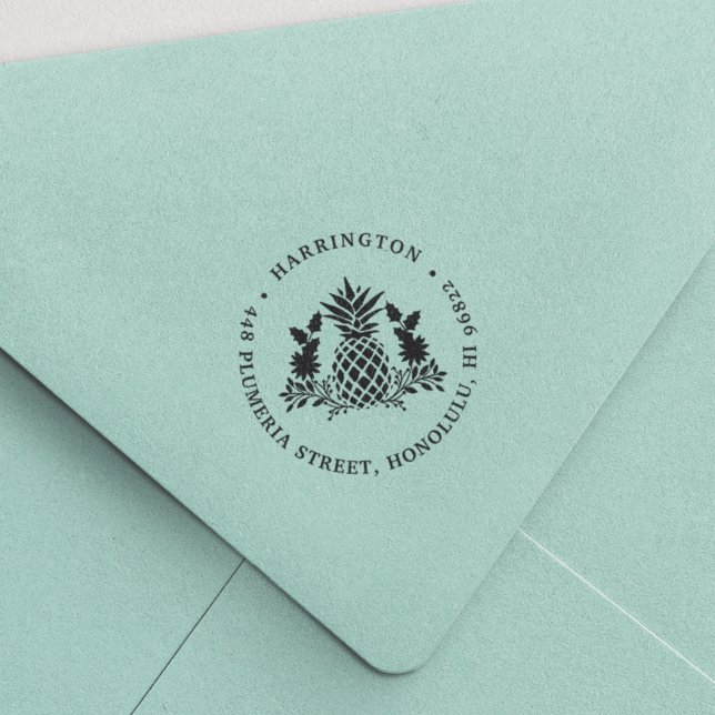 Sello Automático Navidades Pineapple | Dirección de devolución de v (Subido por el creador)