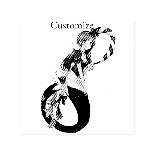 Sello Automático Navidades Pixie Mermaid Thunder_Cove (Diseño)