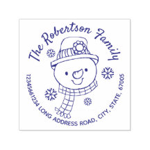 Navidades Snowman y Snowflakes devuelven la direcc