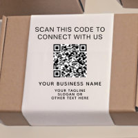 Negocio de código QR moderno