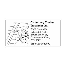 Sello Automático Negocio de conservación y tratamiento de la madera