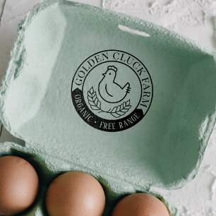 Sello Automático Negocio de Huevos Orgánicos de Corral