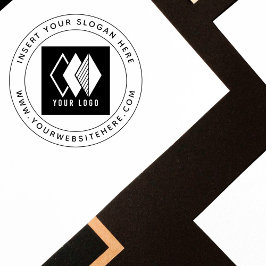 Sello Automático Negocio de promoción de logotipo de empresa modern