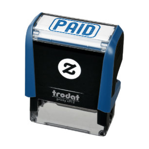 Sello Automático Negocio Pagado Personalizado