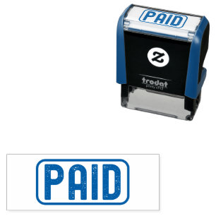 Sello Automático Negocio Pagado Personalizado