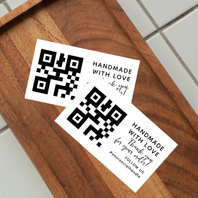 Sello Automático Negocio personalizado QR o LOGO moderno (Subido por el creador)