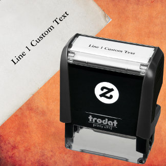 Sello Automático Negocio personalizado tradicional 1 línea de texto