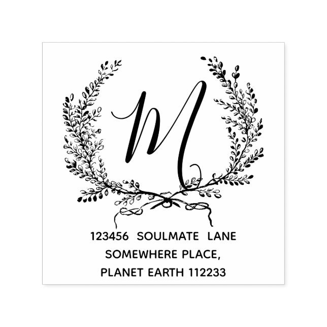 Sello Automático Negocios | Crear personal su propia dirección de d (Diseño)