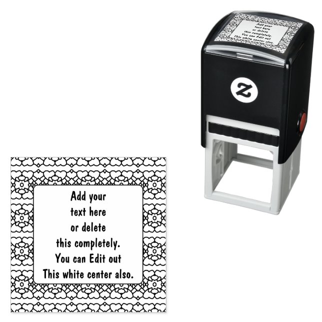 Sello Automático Negro y blanco 2f (In Situ)